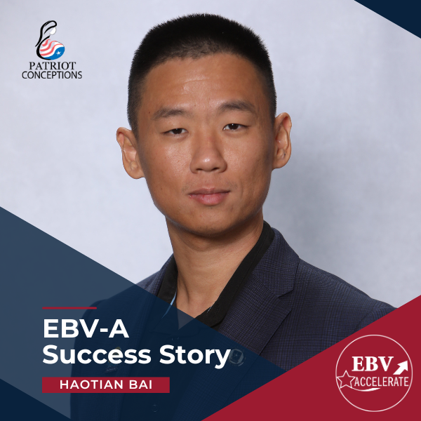 Photo of EBV-A program graduate Haotian Bai