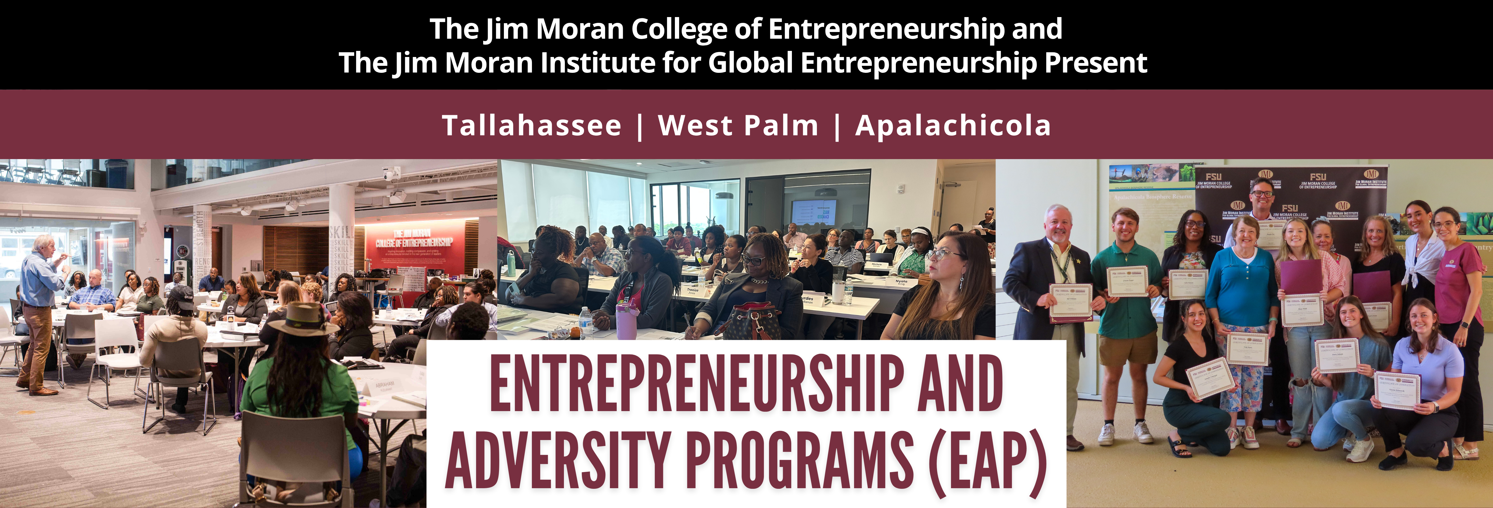 Entrepreneurship and Adversity Programs Web Header