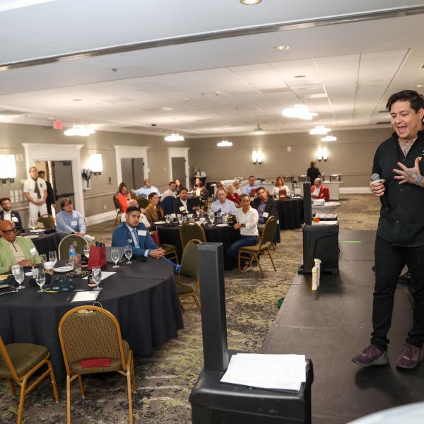 The Jim Moran Institute for Global Entrepreneurship offers a variety of impactful programs in each region that equip the next generation of entrepreneurs with the skills needed to succeed. (Jim Moran Institute for Global Entrepreneurship)