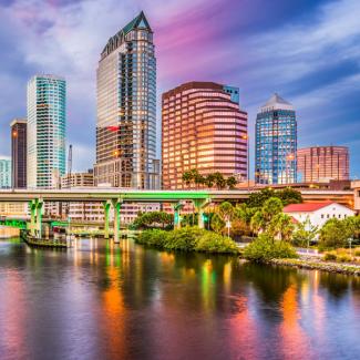 Skyline of Downtown Tampa Bay